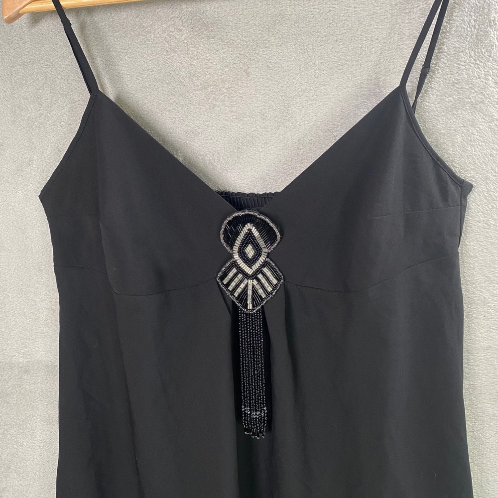 Y2k Babydoll Cami Top Womens Size‎ 12 Beaded Whimsigoth Fairy Grunge Going Out - Picture 4 of 6